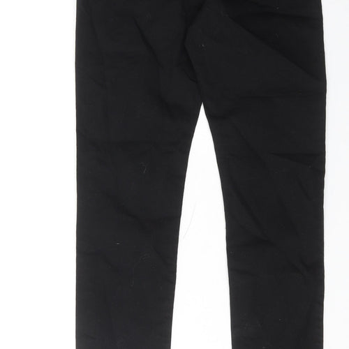 Girl vivi Womens Black Cotton Skinny Jeans Size 10 Regular Zip