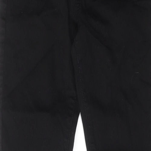 Girl vivi Womens Black Cotton Skinny Jeans Size 10 Regular Zip