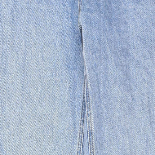 J.galt Womens Blue Cotton Straight Jeans Size M Regular Zip
