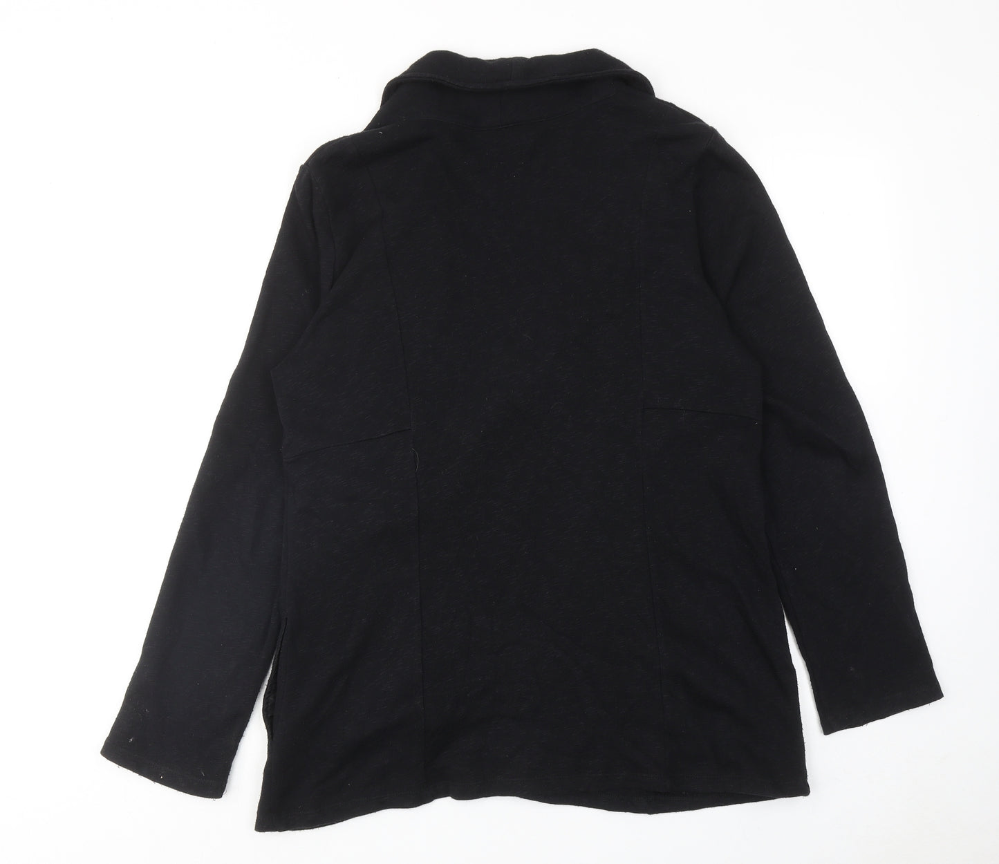 I.N.C Womens Black Cotton Jacket Size XL Zip