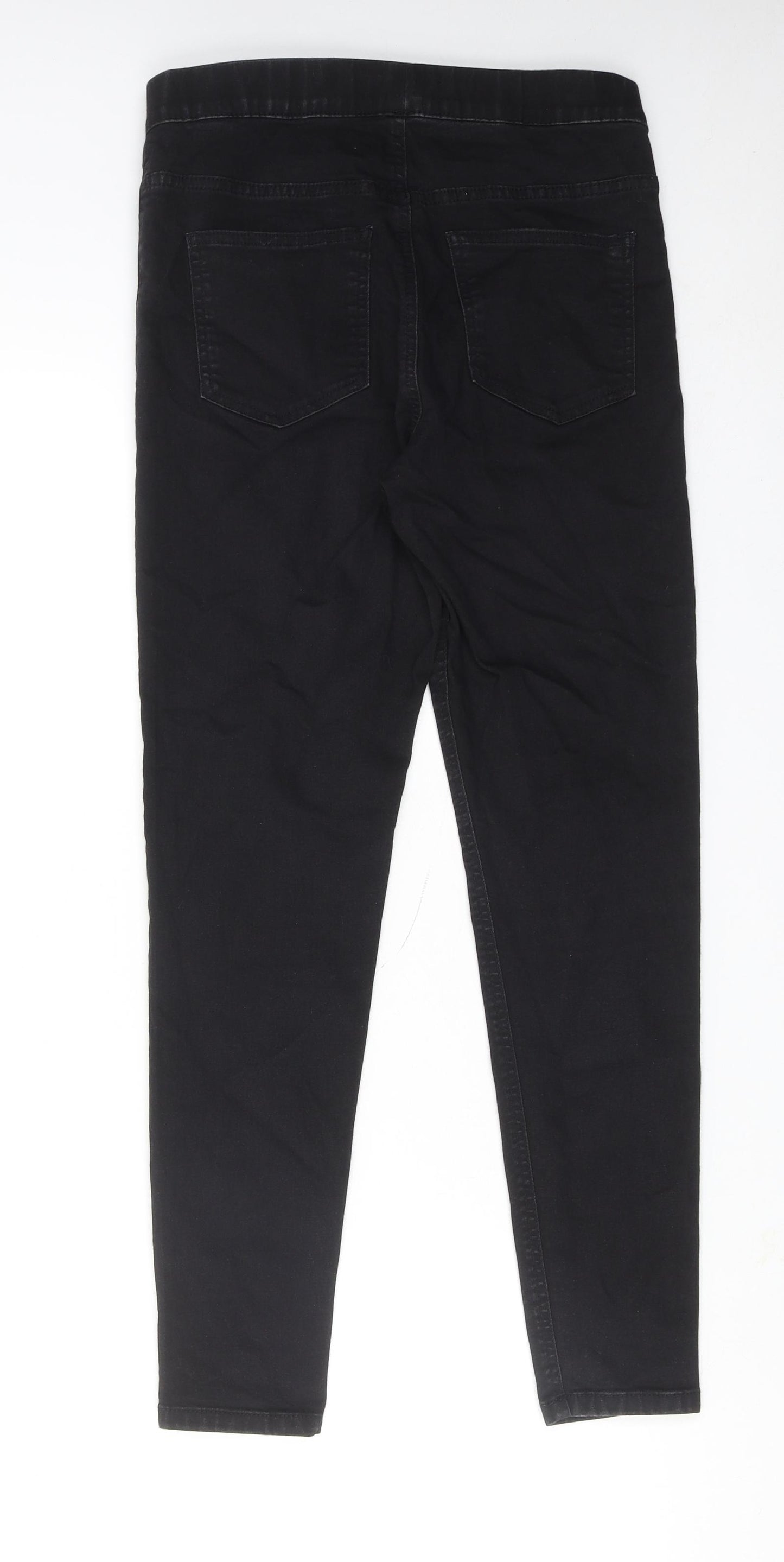 Marks and Spencer Womens Black Cotton Jegging Jeans Size 10 Regular