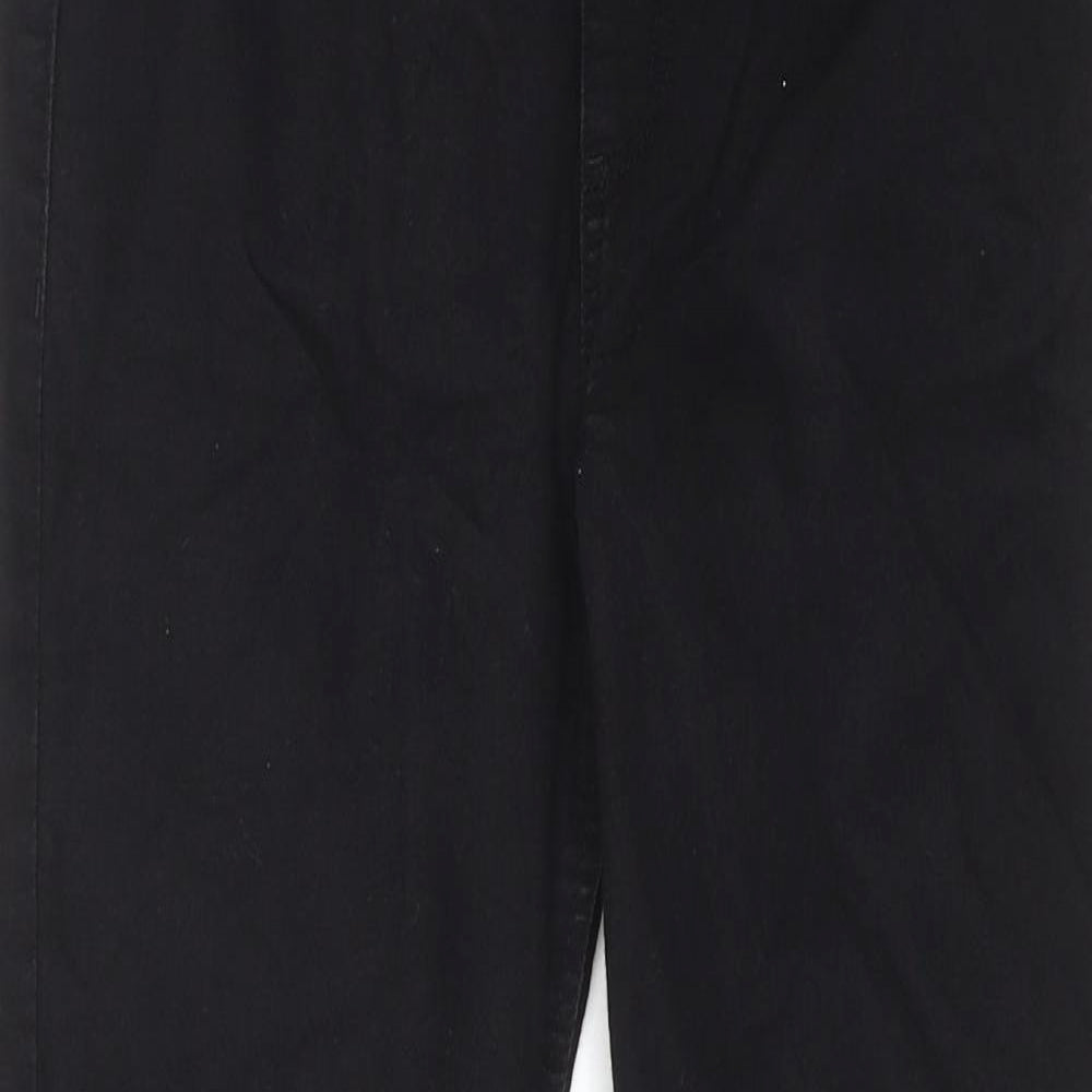 Marks and Spencer Womens Black Cotton Jegging Jeans Size 10 Regular