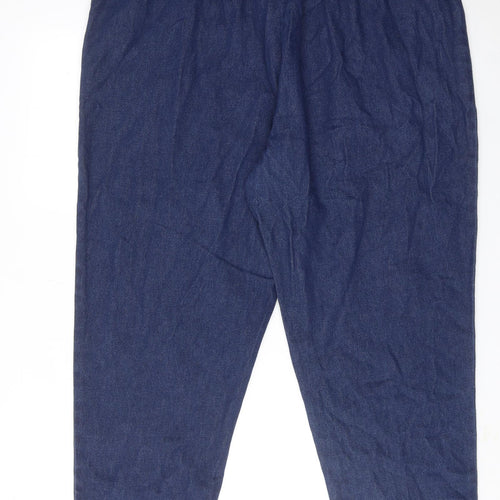 Classic Womens Blue Cotton Skinny Jeans Size 24 Regular