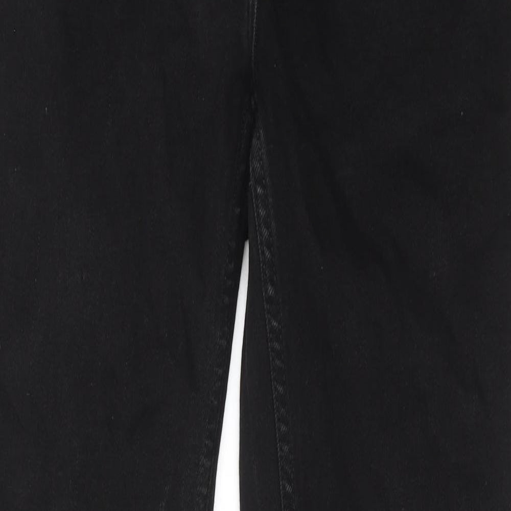 NEXT Womens Black Cotton Skinny Jeans Size 12 Slim Zip