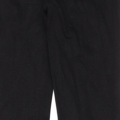 NEXT Womens Black Cotton Skinny Jeans Size 12 Slim Zip