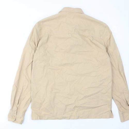 Topman Mens Beige Jacket Size M Zip