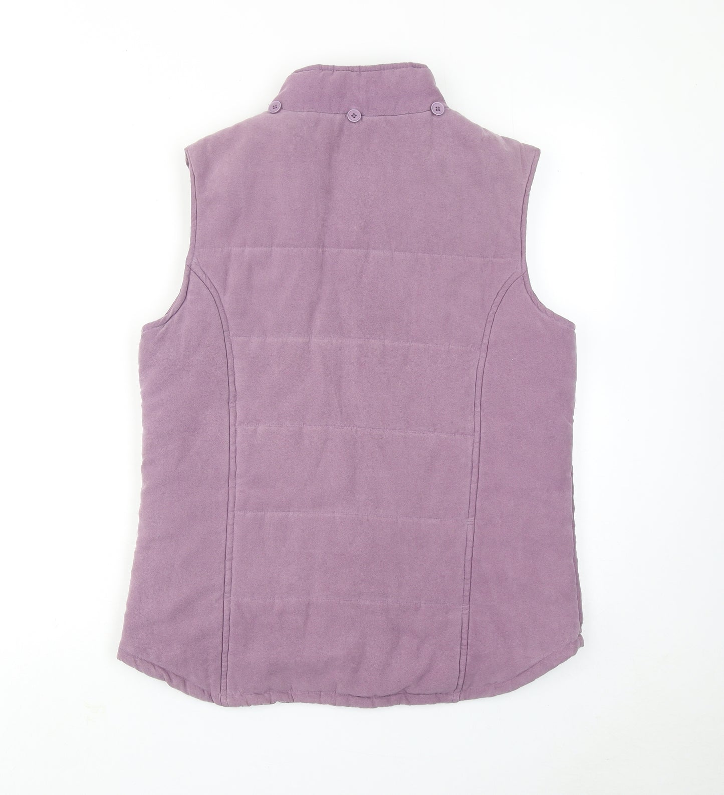 EWM Womens Purple Gilet Jacket Size S Zip