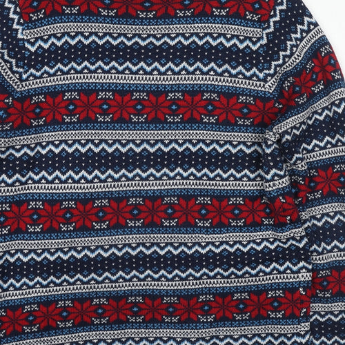 Mountain Mens Multicoloured Round Neck Fair Isle Acrylic Pullover Jumper Size XL Long Sleeve