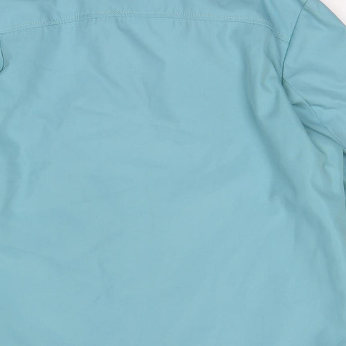 BM Collection Womens Blue Jacket Size 10 Zip