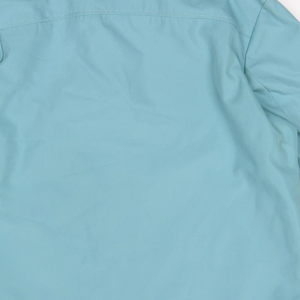 BM Collection Womens Blue Jacket Size 10 Zip