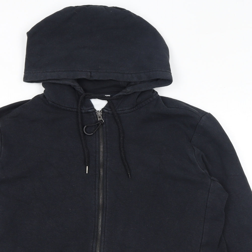Bjorn Borg Mens Black Polyester Full Zip Hoodie Size M Zip