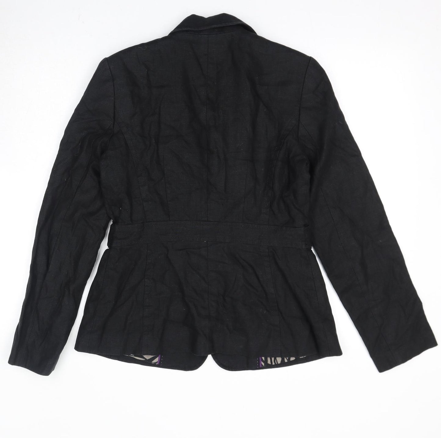 NEXT Womens Black Jacket Size 10 Button