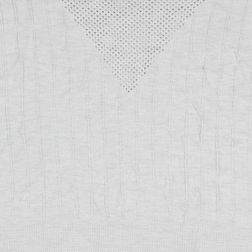 Maison De Nimes Womens Grey Round Neck Viscose Pullover Jumper Size L