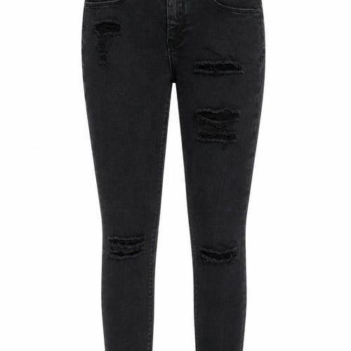 ASOS Womens Black Cotton Skinny Jeans Size 26 in Regular Zip