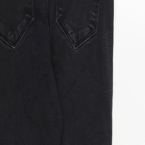 ASOS Womens Black Cotton Skinny Jeans Size 26 in Regular Zip