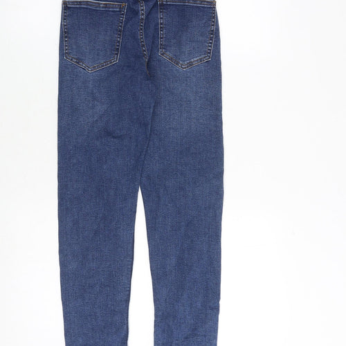 Zara Boys Blue Cotton Skinny Jeans Size 13-14 Years Regular Zip