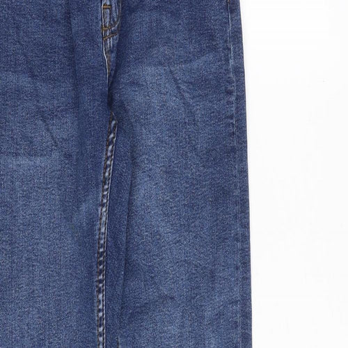 Zara Boys Blue Cotton Skinny Jeans Size 13-14 Years Regular Zip