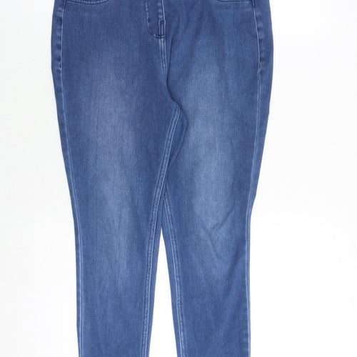 NEXT Womens Blue Cotton Jegging Jeans Size 12 Regular