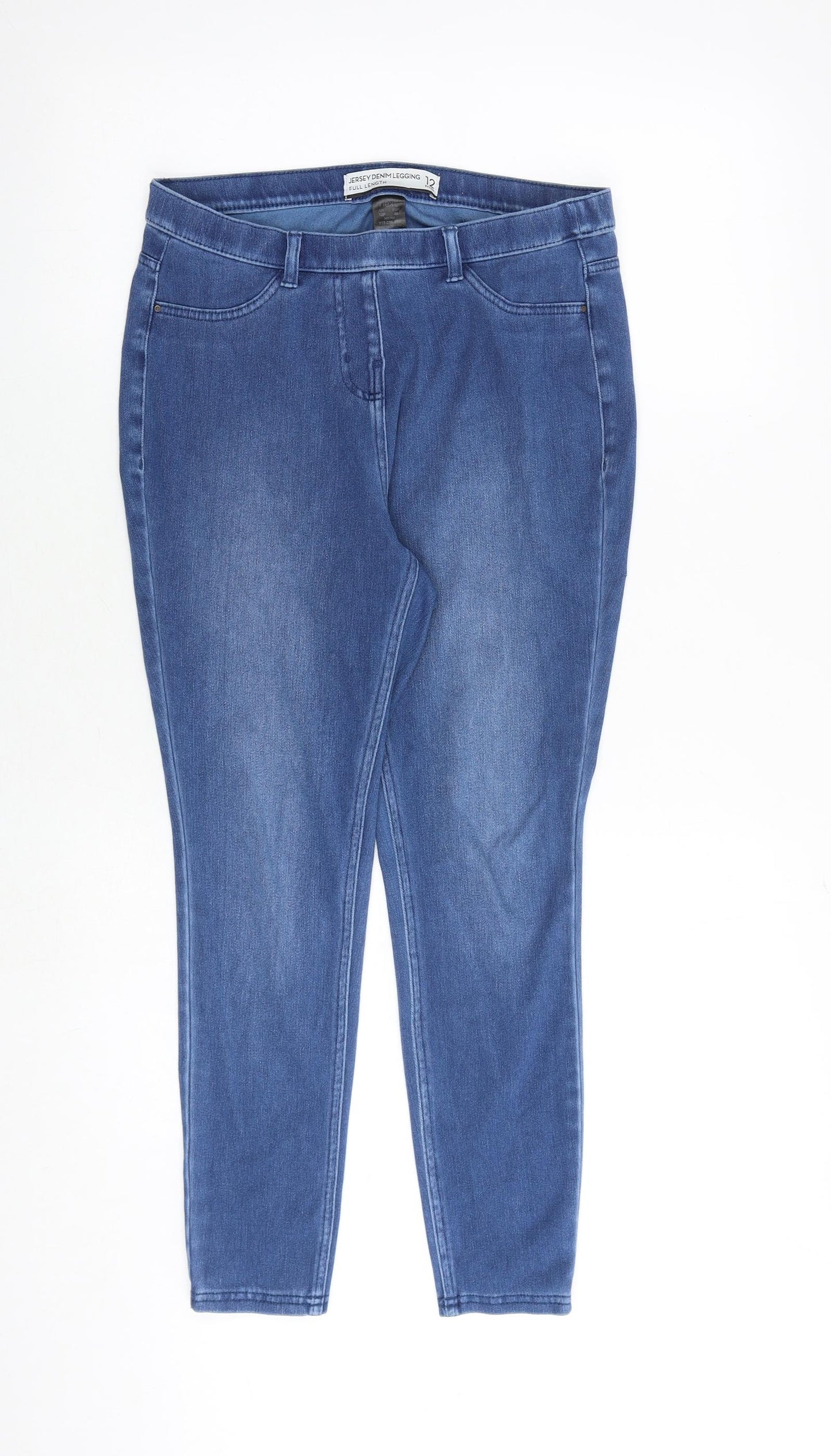 NEXT Womens Blue Cotton Jegging Jeans Size 12 Regular