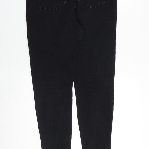 FOREVER 21 Womens Black Cotton Skinny Jeans Size 30 in Regular Zip