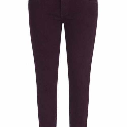 Waredenim Womens Purple Cotton Skinny Jeans Size 12 Regular Zip
