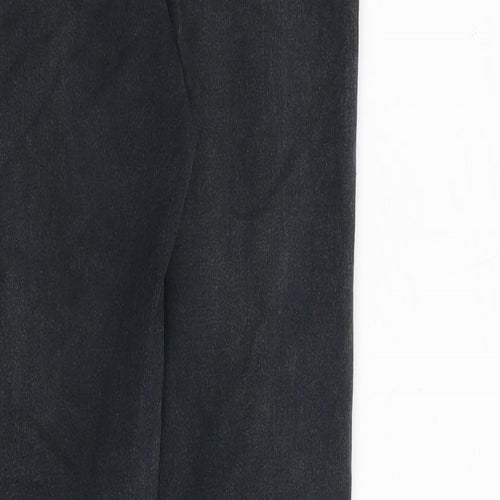 River Island Womens Grey Cotton Skinny Jeans Size 8 Regular Zip