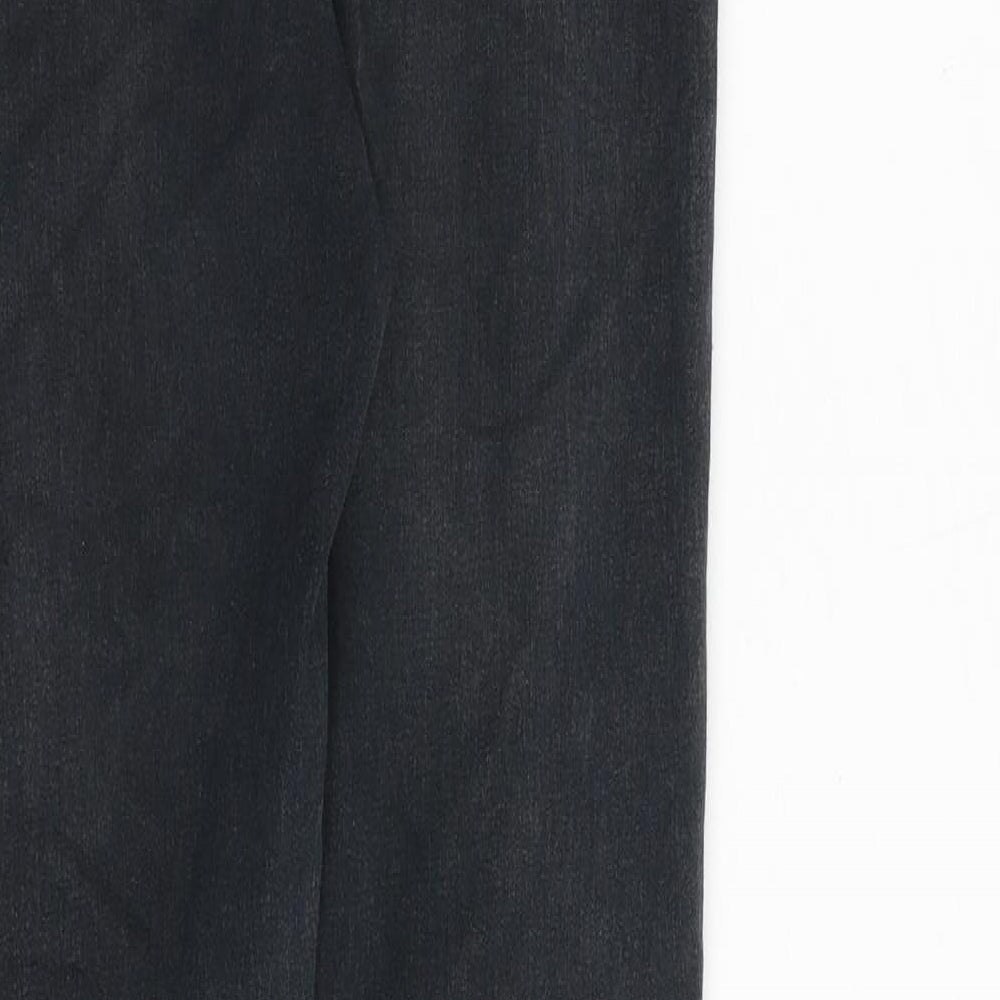 River Island Womens Grey Cotton Skinny Jeans Size 8 Regular Zip