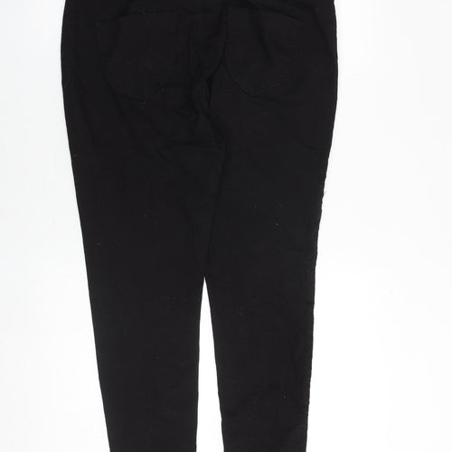 Dorothy Perkins Womens Black Cotton Jegging Jeans Size 14 Regular