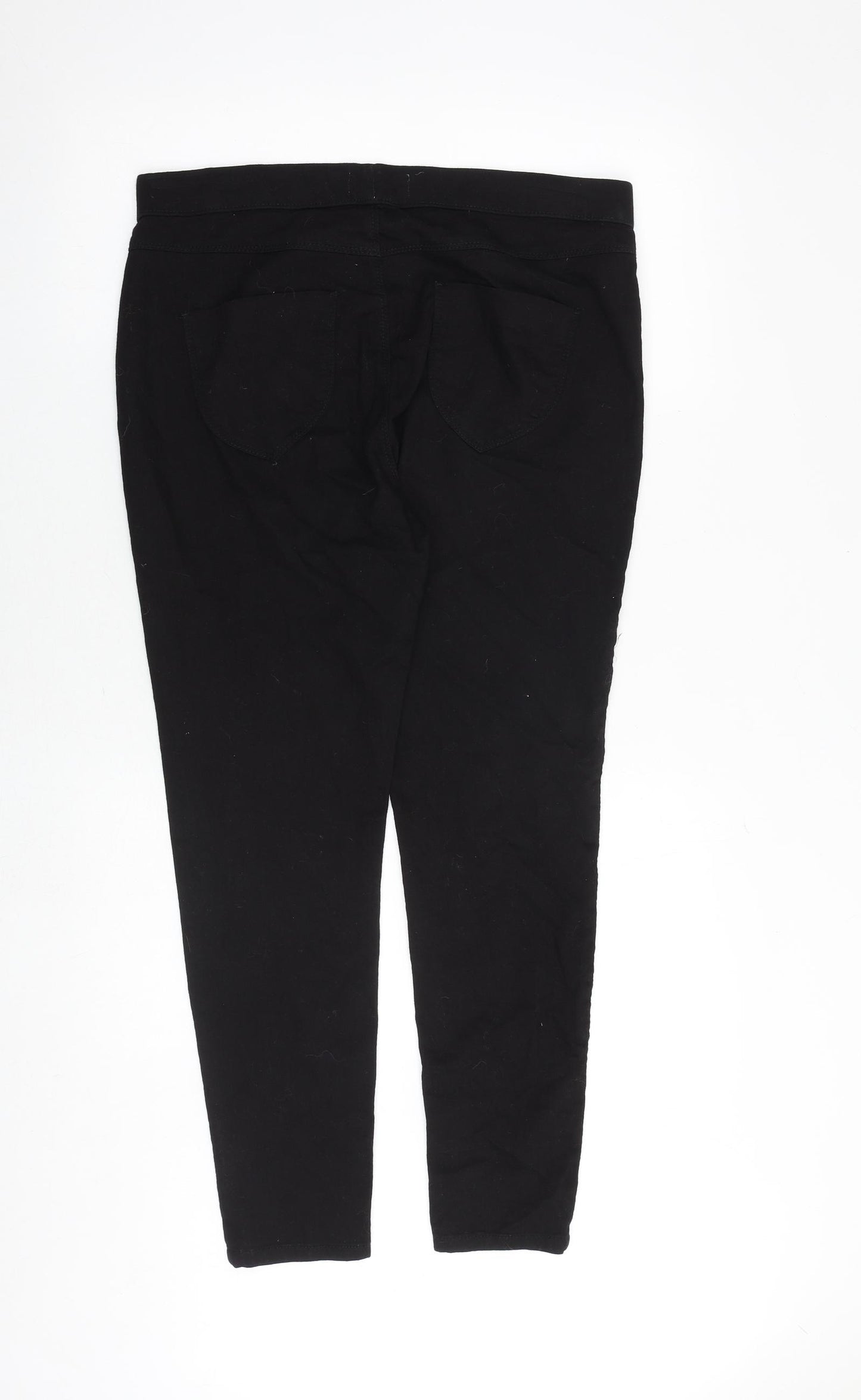 Dorothy Perkins Womens Black Cotton Jegging Jeans Size 14 Regular