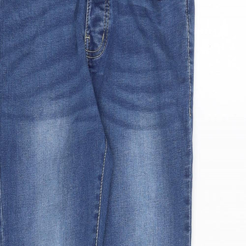 Boohoo Mens Blue Cotton Skinny Jeans Size 30 in Slim Button