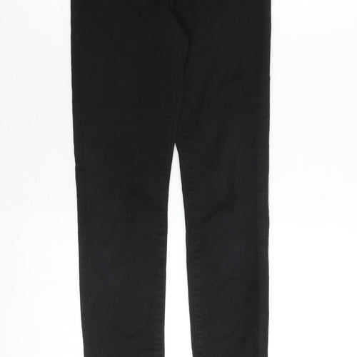 H&M Womens Black Cotton Skinny Jeans Size 26 in L32 in Regular Zip