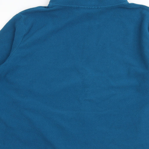 Yessica Womens Blue Jacket Size L Zip