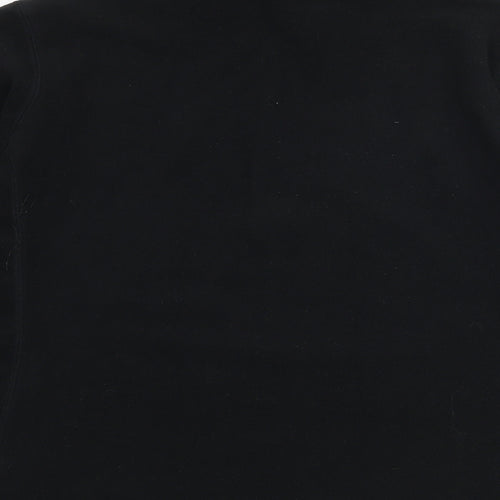 Gap Womens Black Polyester Pullover Sweatshirt Size S Zip