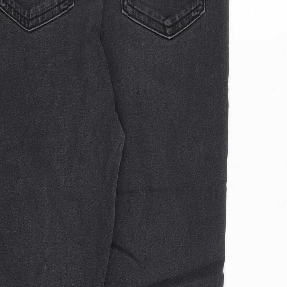 Marks and Spencer Womens Grey Cotton Jegging Jeans Size 10 Regular