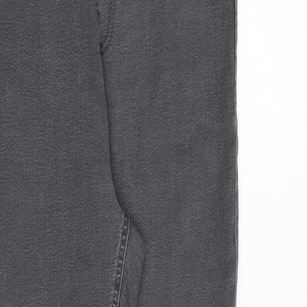 Marks and Spencer Womens Grey Cotton Jegging Jeans Size 10 Regular