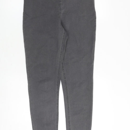Marks and Spencer Womens Grey Cotton Jegging Jeans Size 10 Regular