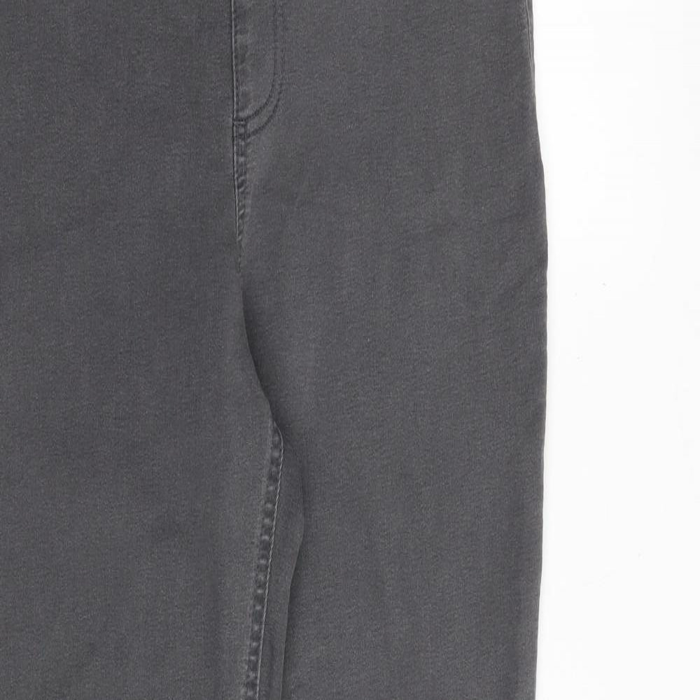 Marks and Spencer Womens Grey Cotton Jegging Jeans Size 10 Regular