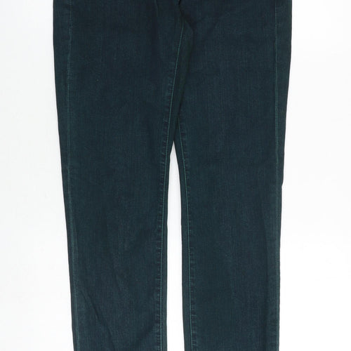 EDC Womens Green Cotton Skinny Jeans Size 28 in L32 in Regular Zip