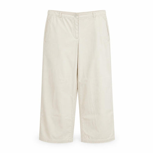 Originals Womens Beige Cotton Trousers Size 14 Regular Zip