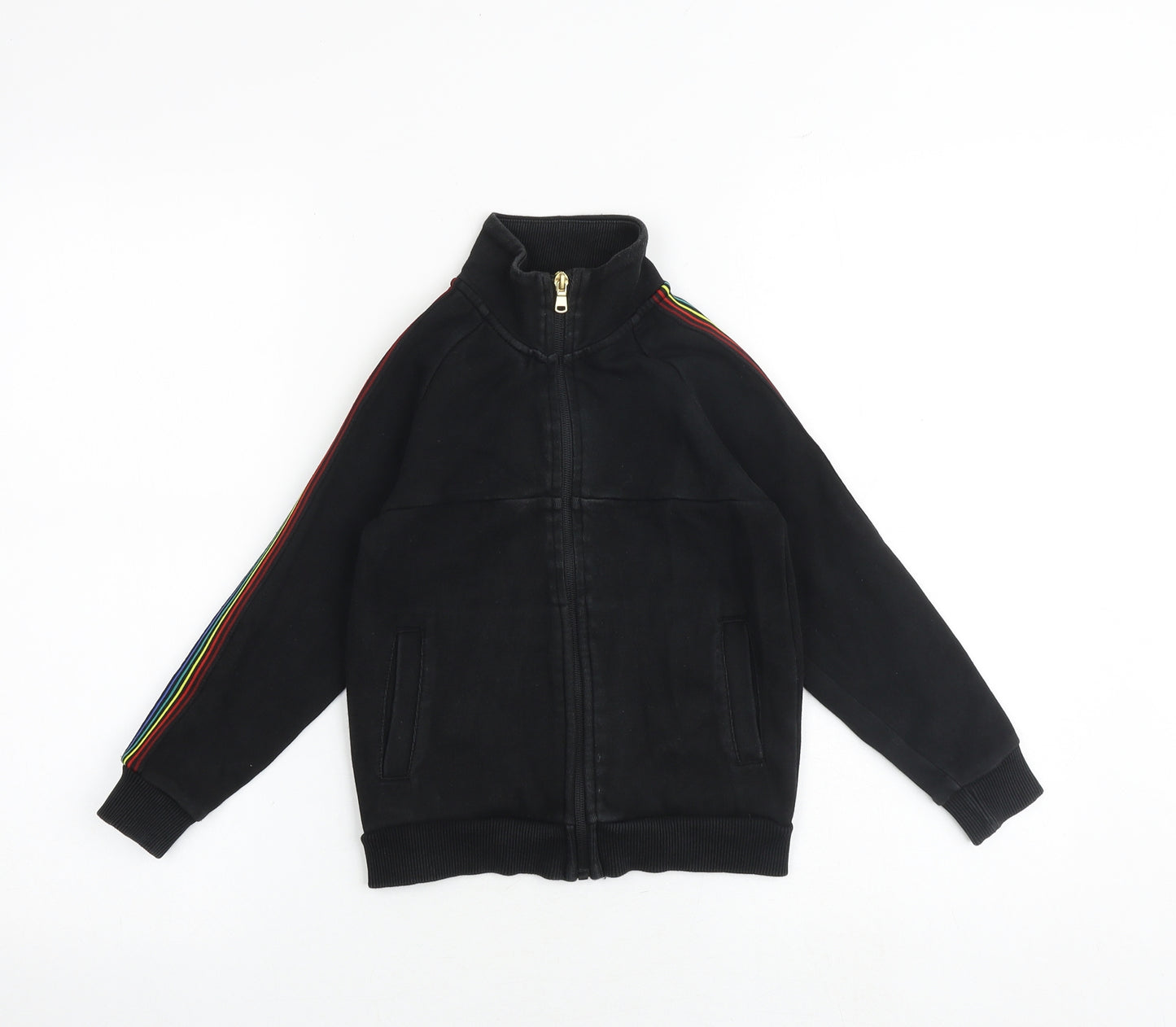 NEXT Boys Black Polyester Full Zip Sweatshirt Size 5 Years Zip