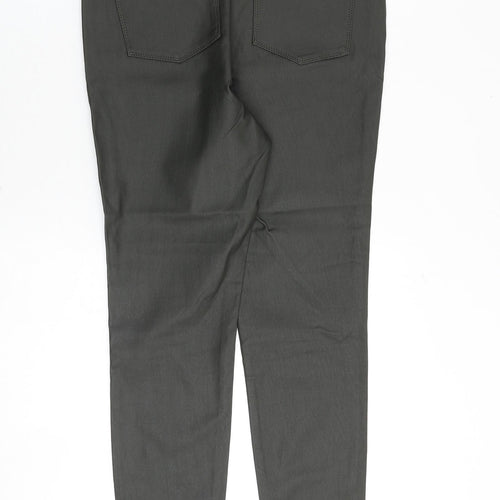 NEXT Womens Grey Viscose Trousers Size 14 Regular