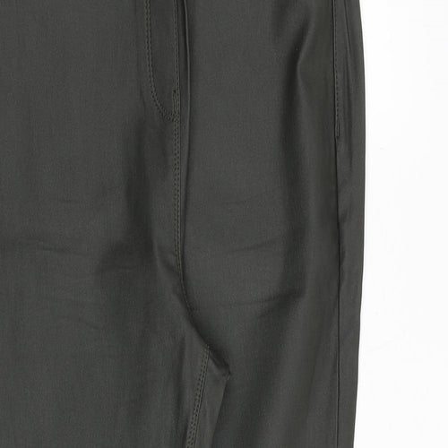 NEXT Womens Grey Viscose Trousers Size 14 Regular