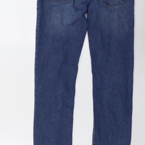 Levi's Boys Blue Cotton Skinny Jeans Size 14 Years Regular Button