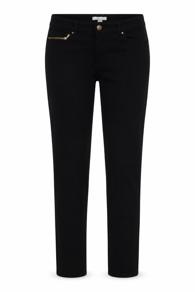 H&M Womens Black Cotton Skinny Jeans Size 10 L28 in Regular Button