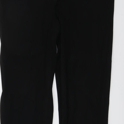 H&M Womens Black Cotton Skinny Jeans Size 10 L28 in Regular Button