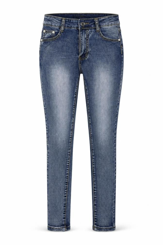 Denim Wise Womens Blue Cotton Skinny Jeans Size 8 L26 in Regular Button