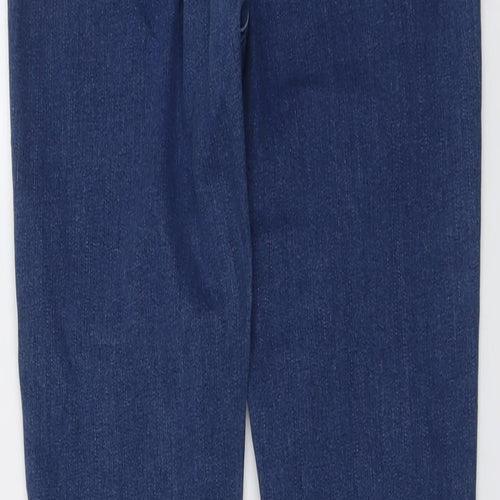 Seed Womens Blue Cotton Skinny Jeans Size 10 L29 in Regular Button
