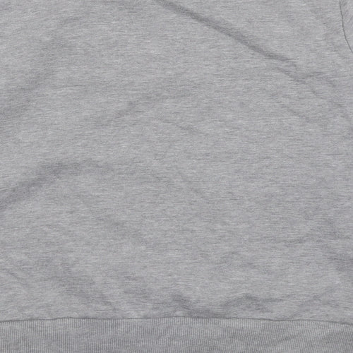 Red Herring Womens Grey Polyester Pullover Sweatshirt Size 14 Pullover - Flower detail
