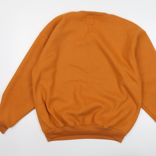 Pacino Mens Orange Polyester Pullover Sweatshirt Size L - Great Outdoor