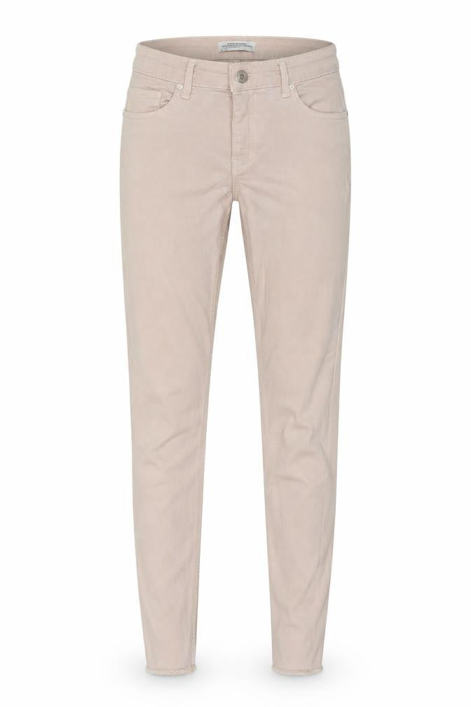 Zara Womens Beige Cotton Skinny Jeans Size 8 L27 in Regular Button
